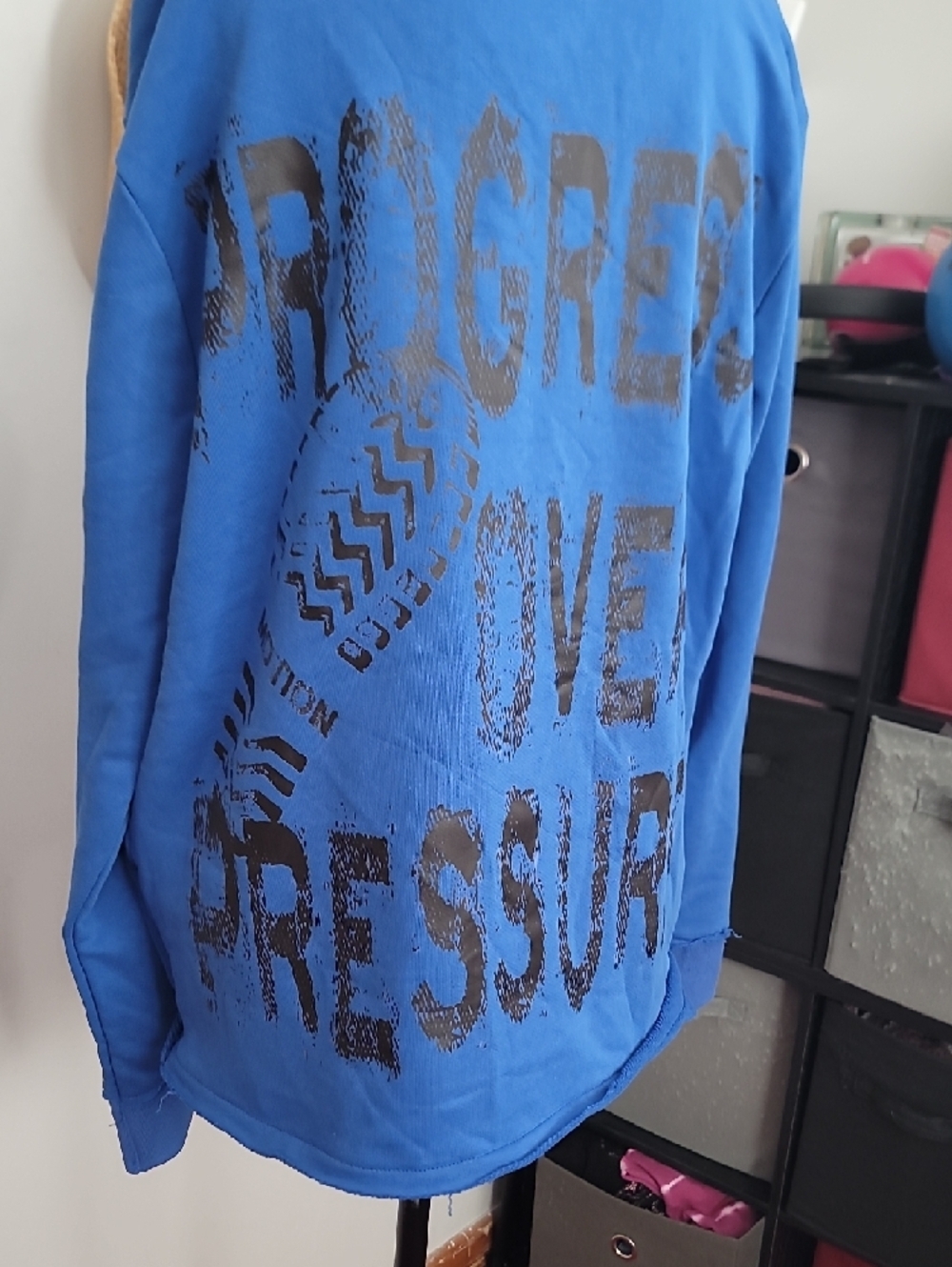 NWT Motion Studios Royal Blue Progress Hoodie - Picture 10 of 11